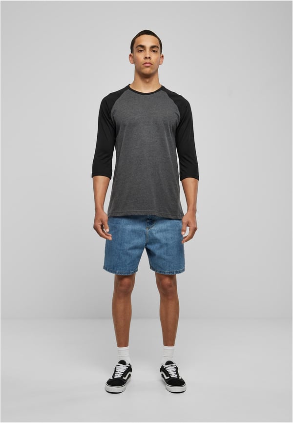 Urban Classics TB366 T-shirt 3/4 ærme Bomuld, Jersey, Polyester