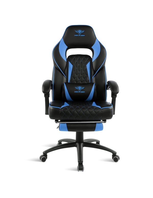 Miniatyrbillede 2 af 5: SOG Neon PC gamingstol Polstret sæde Sort, Blå