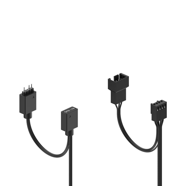 Fractal Design Aspect 14 RGB PWM Tietokonekotelo Tuuletin 14 cm Musta 3 kpl