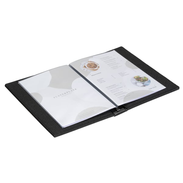 Europel 425002 dokumentholder Linned, Polyvinylchlorid (PVC) Sort