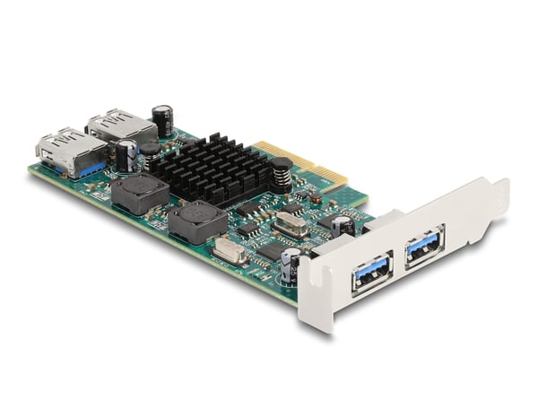Miniatyrbild 1 av 4: DeLOCK 90282 nätverkskort/adapters Intern USB 3.2 Gen 1 (3.1 Gen 1)