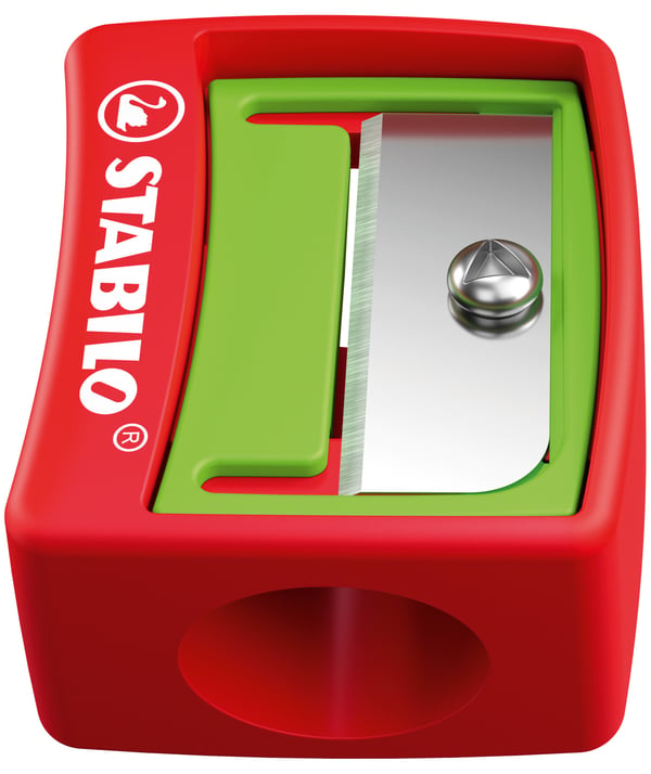 STABILO woody 3 in 1 Käsikäyttöinen kynäteroitin Punainen