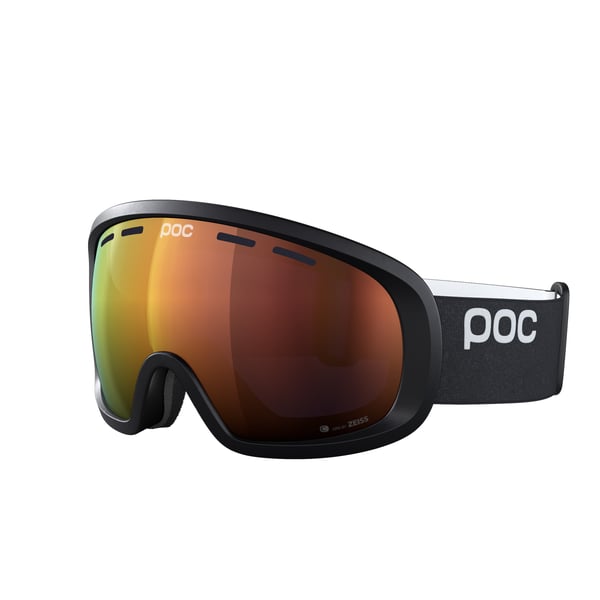 POC Fovea Mid vinter sportsbrille Sort Unisex Orange Sfærisk linse