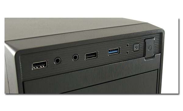 Miniatyrbild 8 av 10: LC-Power 2014MB Midi Tower Svart