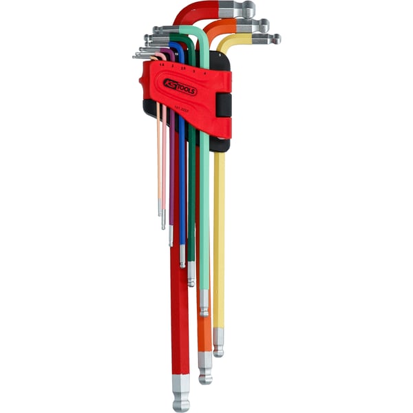 Miniatyrbillede 2 af 2: KS Tools 151.3222 unbrako nøgle 9 stk
