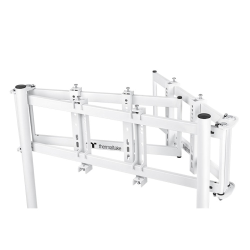 Miniatyrbillede 4 af 6: Thermaltake GEA-RMS-TMSWHT-01 skærmbeslag og -stativer 139,7 cm (55") Gulv Hvid