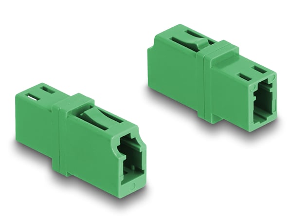 Miniatyrbillede 2 af 3: DeLOCK 87984 fiber adapter LC/APC 1 stk Grøn