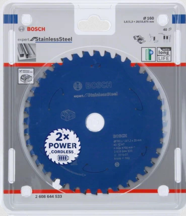 Bosch 2 608 644 533 pyörösahanterä 16 cm 1 kpl