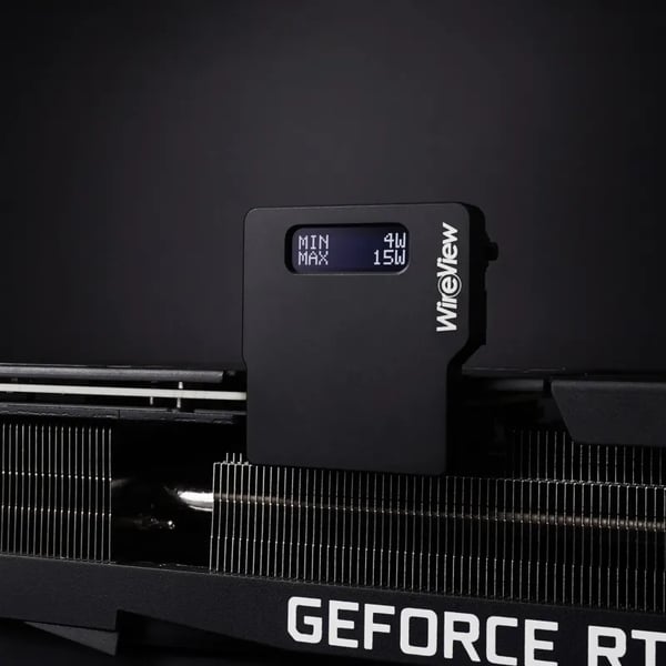 Thermal Grizzly TG-WV-P28R wattmåler Sort Indbygget skærm LCD