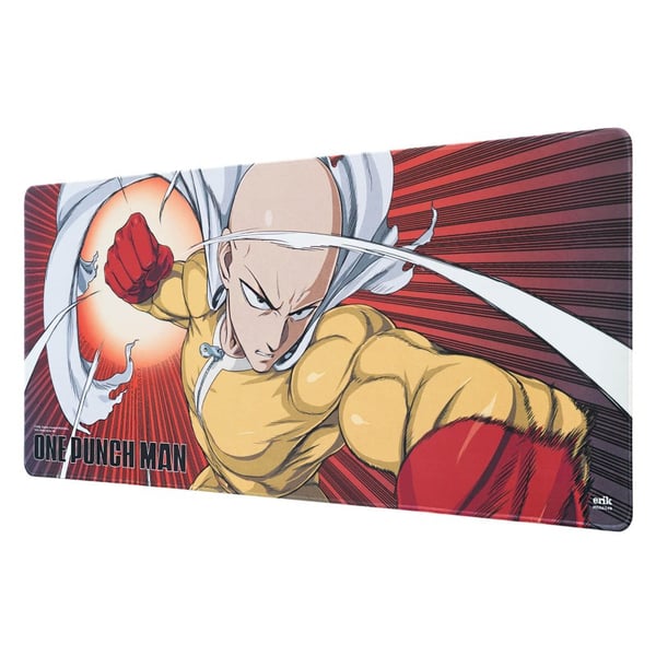 Miniatyrbillede 2 af 7: Grupo Erik Raton XL One Punch Man Saitama Gaming musemåtte Flerfarvet