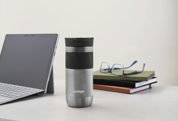 CONTIGO Byron 2.0 SNAPSEAL 470 ml Musta, Ruostumaton teräs Ruostumaton teräs