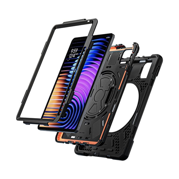 Crong CRGDPXMP8BLK iPad-fodral 28,4 cm (11.2") Stötfångande Svart