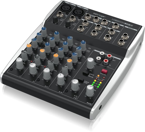 Miniatyrbillede 3 af 4: Behringer Xenyx 802S 2 kanaler Sort, Sølv