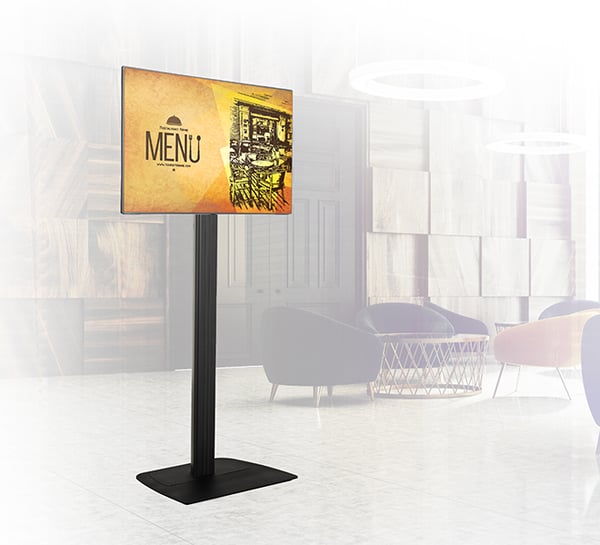 B-Tech BT8582 139,7 cm (55") Lattia Musta