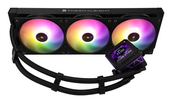 Thermalright Frozen Warframe PRO 360 Processor Alt-i-en væskekøler 12 cm Sort 1 stk