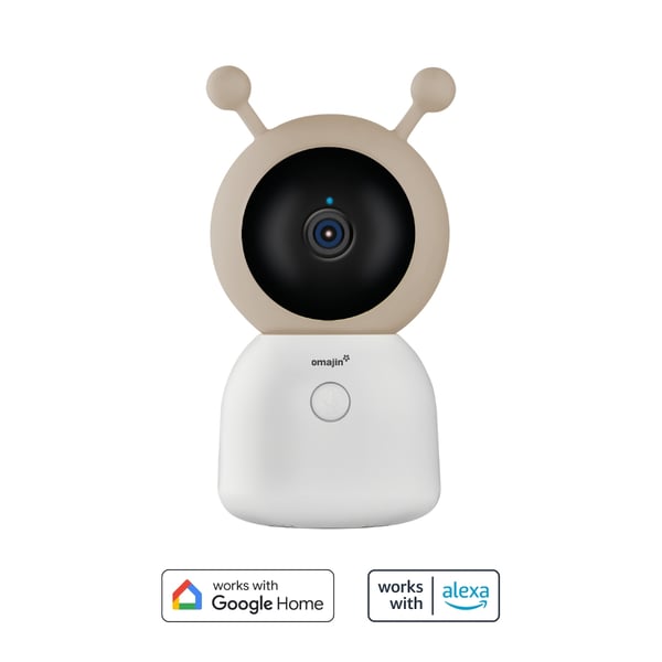 Pikkukuva 1 / 4: omajin by Netatmo OBC-01-EU videoitkuhälytin Wi-Fi/Ethernet Beige, Musta, Valkoinen