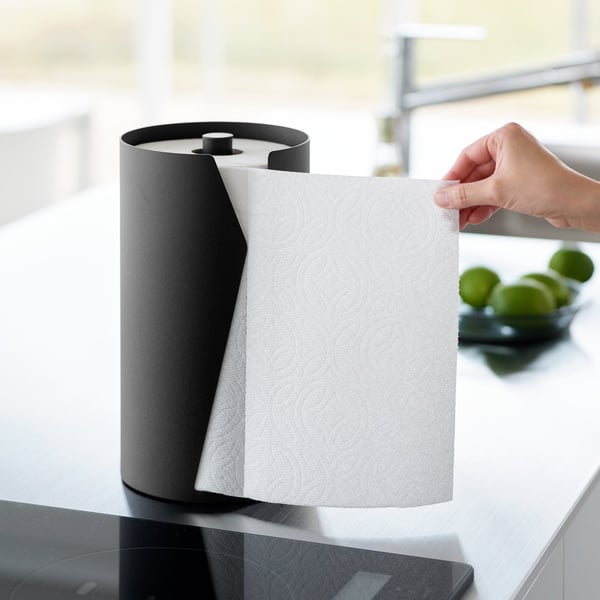 Yamazaki YA10042 håndklædedispenser Køkkenrulleholder Sort