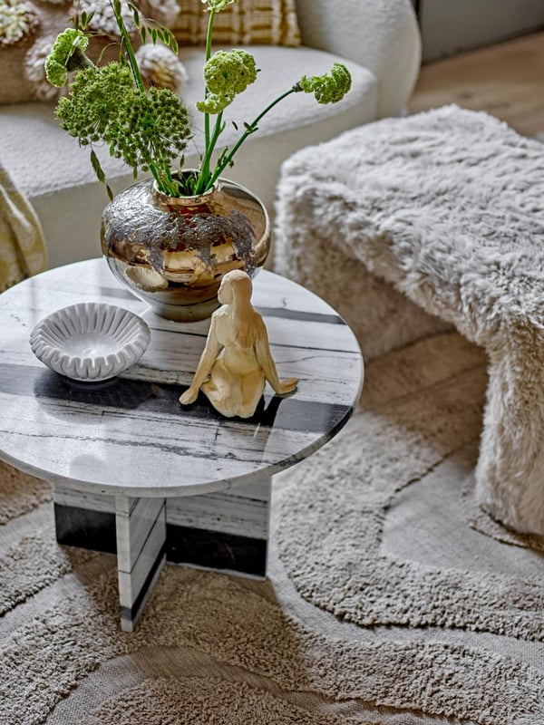 Bloomingville Harmonia Hvid Marmor