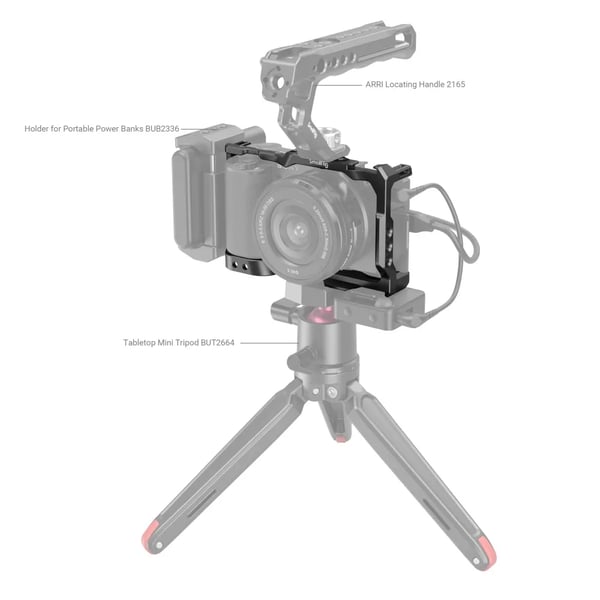 Miniatyrbillede 3 af 5: SmallRig 3531B kamera taske 1/4-20" Sort