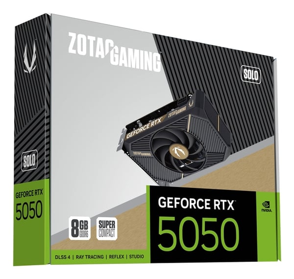 Miniatyrbillede 7 af 8: Zotac GAMING GeForce RTX 5050 SOLO NVIDIA 8 GB GDDR6
