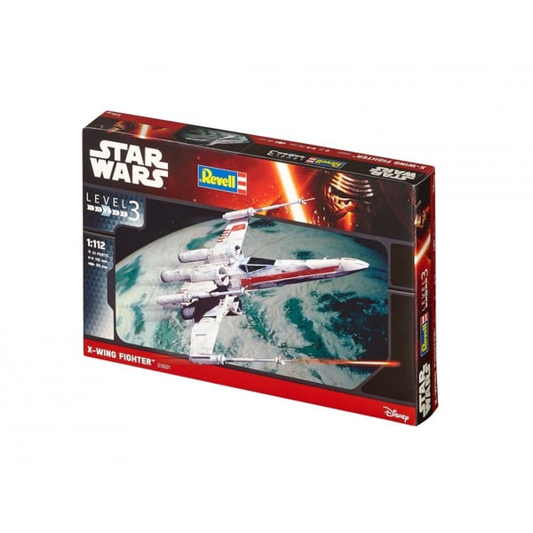 Miniatyrbillede 6 af 8: Revell X-wing Fighter Model af rumfærge Monteringssæt 1:112