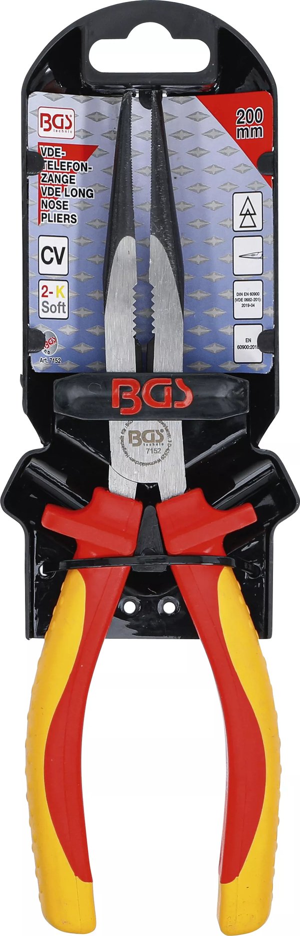 Miniatyrbillede 2 af 5: BGS technic VDE Long Nose Pliers