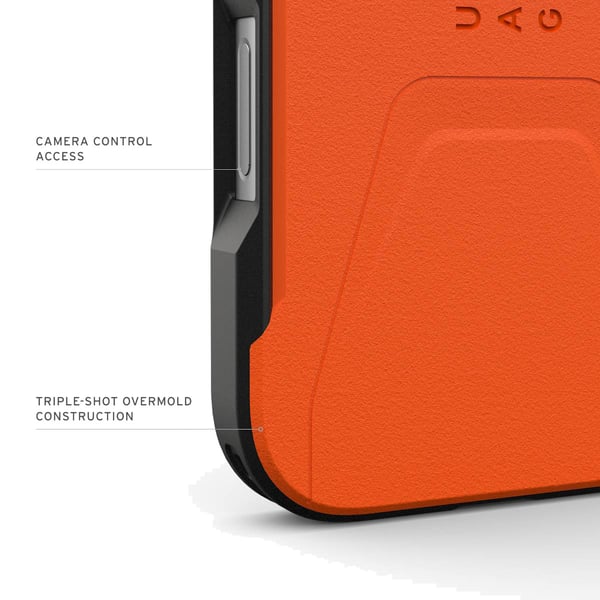 Urban Armor Gear Civilian mobiltelefonfodral 16 cm (6.3") Mobilskal Orange