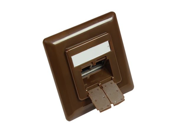 Alcasa GC-N0051BR stikkontakt RJ-45 Brun