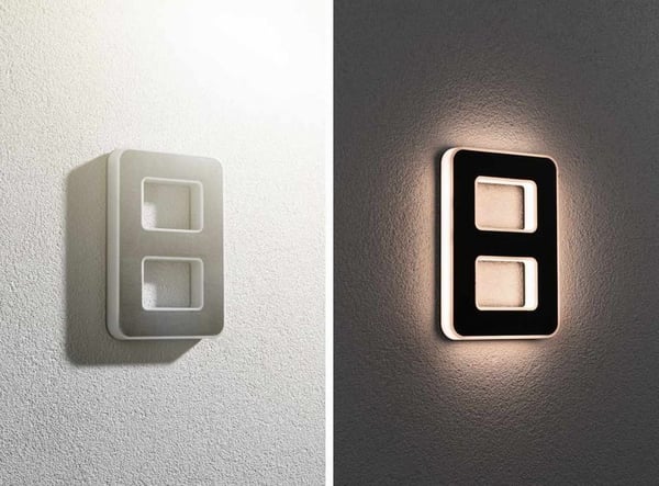 Paulmann PL79849 Väggbelysning för utomhusbruk Glödlampan/-lamporna kan inte bytas ut LED