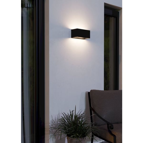 EGLO Lesmo Väggbelysning för utomhusbruk Glödlampan/-lamporna kan inte bytas ut LED 8,8 W G