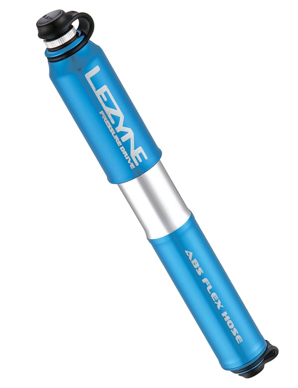 Lezyne Pressure Drive Blå, Sølv Hånd luftpumpe