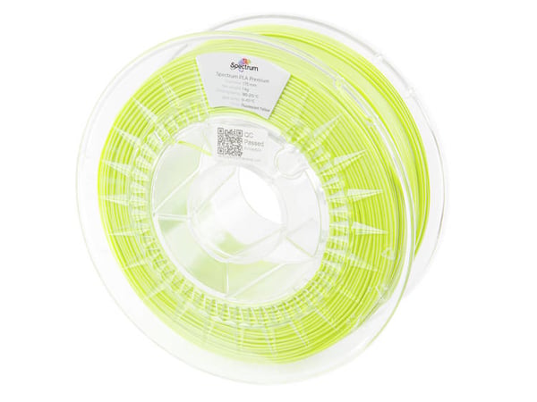 Spectrum Filaments PLA Premium Polymælkesyre (PLA) Fluorescerende gul 1 kg