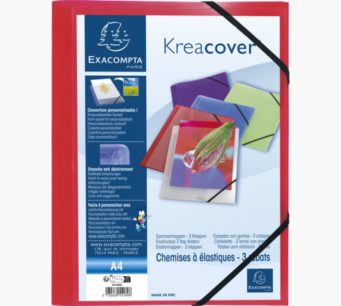 Exacompta 55189E kansio Polypropeeni (PP) Monivärinen A4