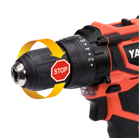Yato YT-82794 bor 2000 rpm 1,2 kg Sort, Orange