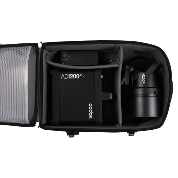 Godox 1200Ws TTL Power Pack Kit AD1200Pro flashenhed til fotostudie Sort