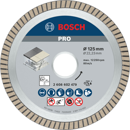Pikkukuva 1 / 3: Bosch 2 608 602 479 pyörösahanterä 12,5 cm 1 kpl