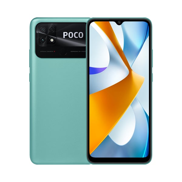 POCO C40 17 cm (6.71") Dubbla SIM-kort Android 11 4G USB Type-C 3 GB 32 GB 6000 mAh Grön POCO C40 17 cm (6.71") Dubbla SIM-kort Android 11 4G USB Type-C 3 GB 32 GB 6000 mAh Grön