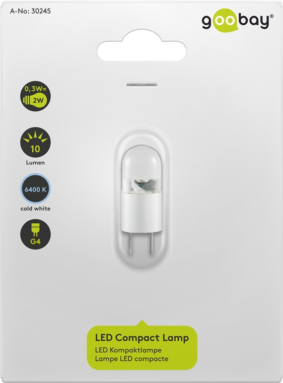 Goobay 30245 LED-lampe 6400 K 2 W G4