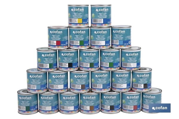 Cofan 15001373 akvarellfärger Brun 125 ml
