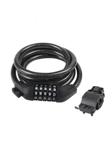 smartGyro SG27-348 Cykellås Svart 1800 mm Wirelås