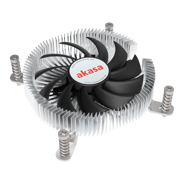 Akasa Intel LGA1700 Processor Hybridkøler 7,5 cm Aluminium, Sort 1 stk