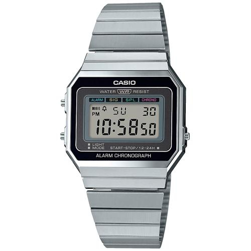 Casio A700WE-1AEF ur Armbåndsur Hanstik Kvarts Sølv