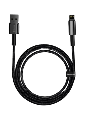 Miniatyrbillede 1 af 3: Baseus CALWJ-A01 Lightning kabel 2 m Sort