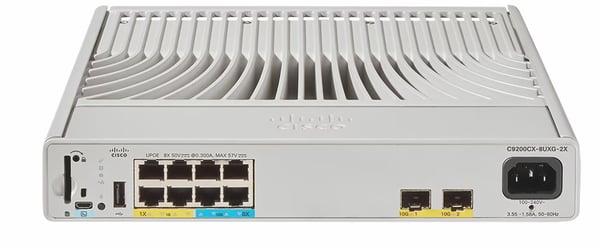 Cisco Catalyst C9200CX-8UXG-2X-A netværksswitch Administreret L2/L3 Strøm over Ethernet (PoE) Grå