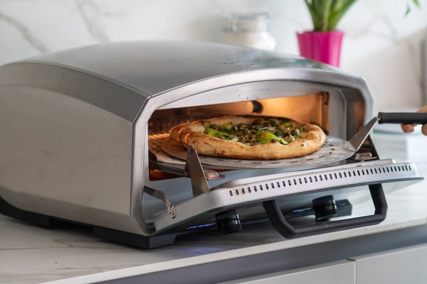 RGV 00000111370 pizzajärn och pizzaugn 1 pizza/pizzor 2100 W Svart, Rostfritt stål
