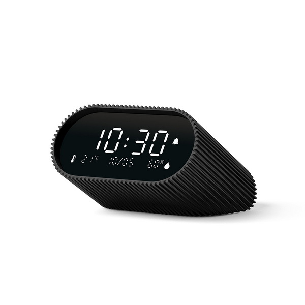 LEXON Ray Clock Digitaalinen herätyskello Musta