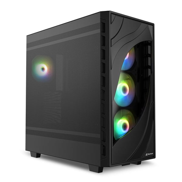 Sharkoon REBEL C80M RGB Midi Tower Sort