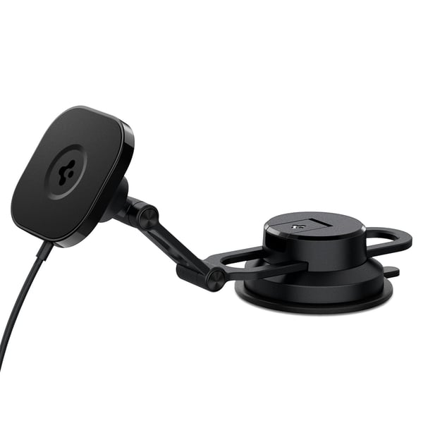 Miniatyrbillede 2 af 11: Spigen OneTap Pro 3 Smartphone Sort Trådløs opladning Hurtig opladning Automatisk