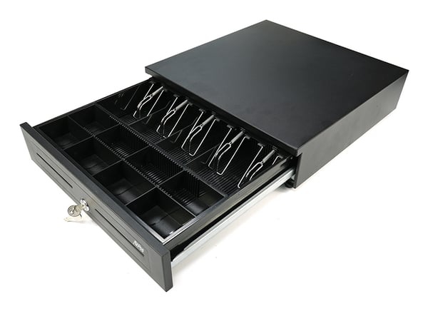 Miniatyrbillede 3 af 5: AVPos AVP-CASH-U285 pengeskuffe Manuel og automatisk kasseapparat