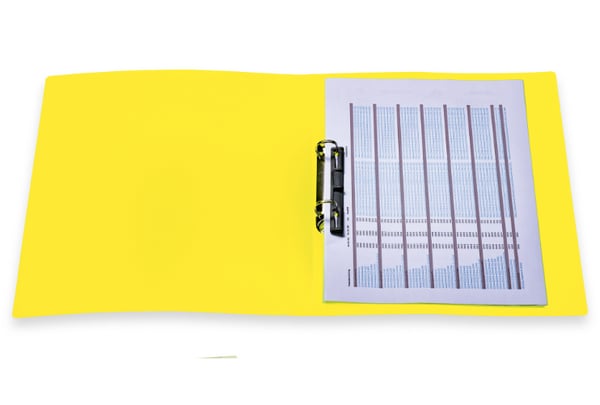 HERMA Ringbuch A4 Neon gelb ringbind Gul